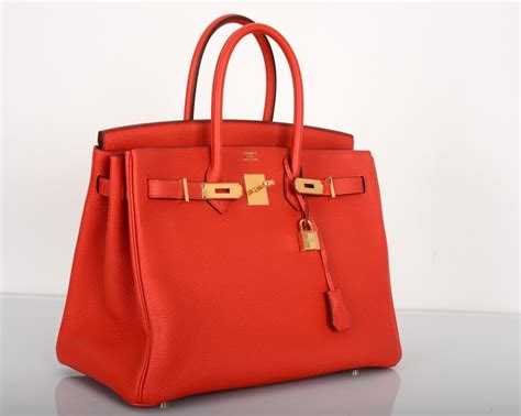 red birkin bag|hermes red bag cost.